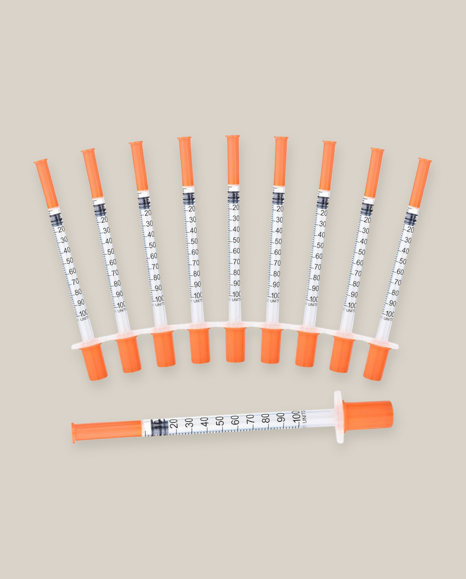 Insulin Syringes — 1mL, 29G (Box of 100)