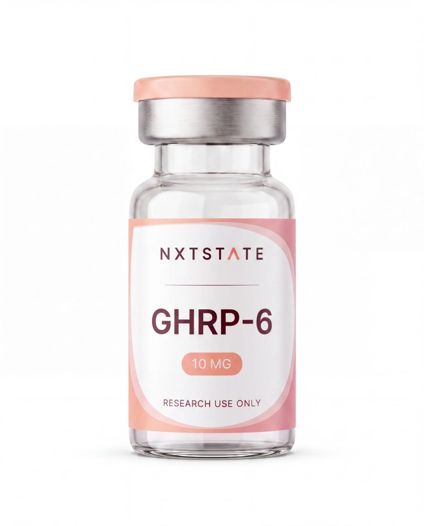 GHRP-6 10 mg v10 PDP hero GHRP-6 10 mg research peptide