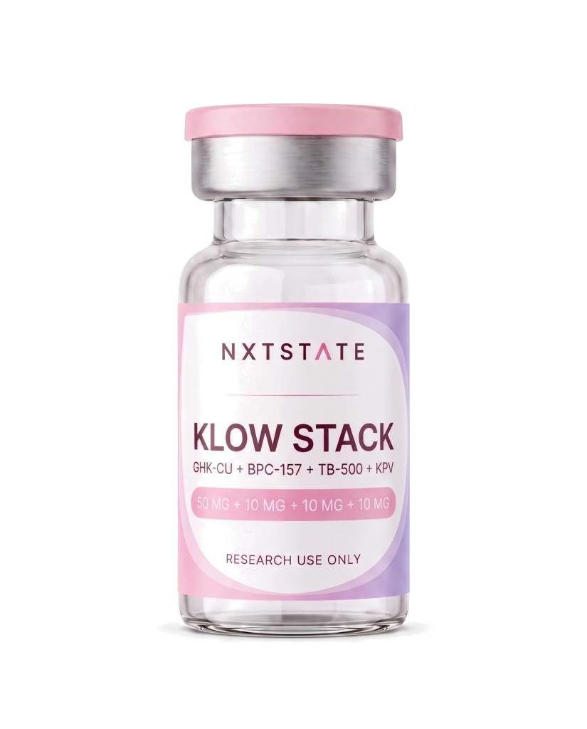 KLOW Stack 80 mg research peptide blend vial