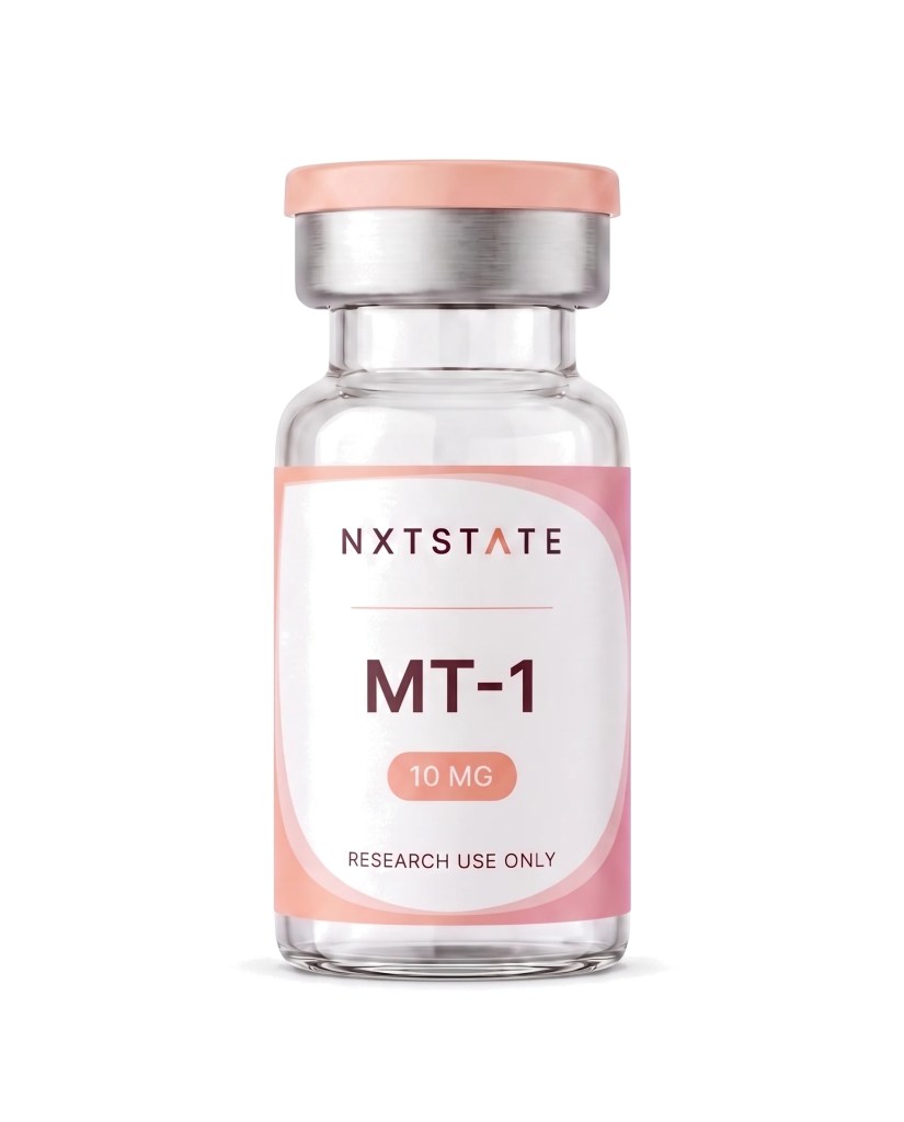 MT-1 10 mg research peptide vial