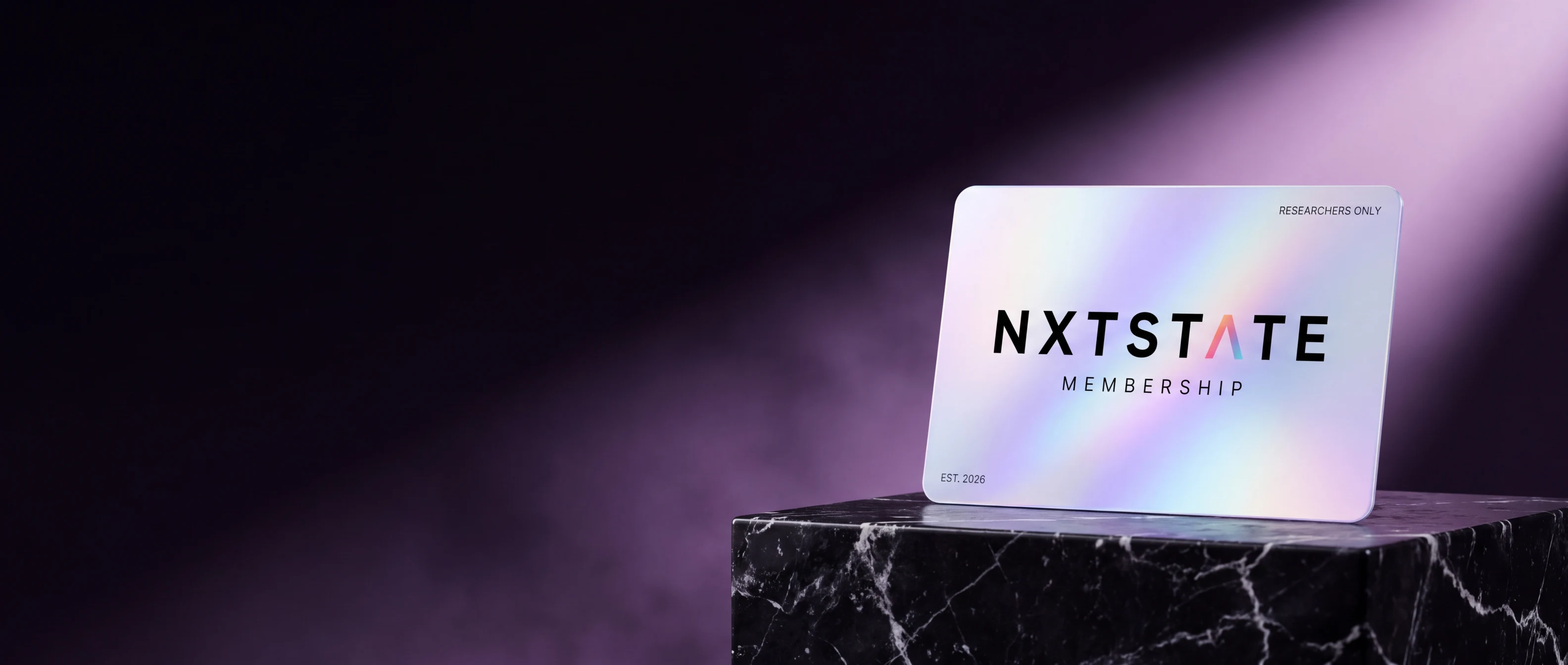 NXTSTATE Membership card